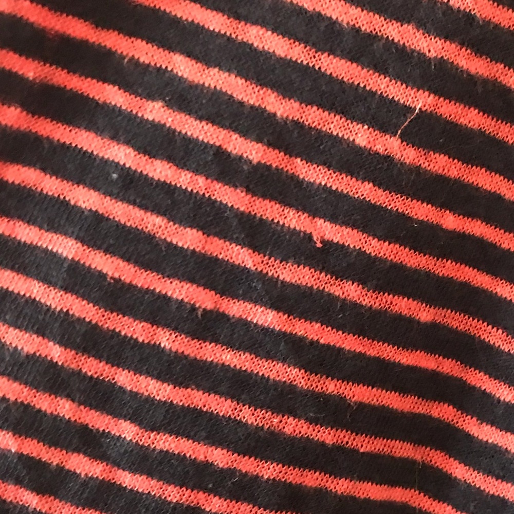 NEW Anthropologie Meadow Rue Striped Ruffle Top - Picture 6 of 6